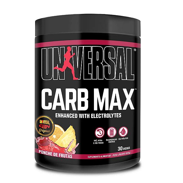 Suplemento Universal Nutrition Carb Max Ponche De Frutas 632g