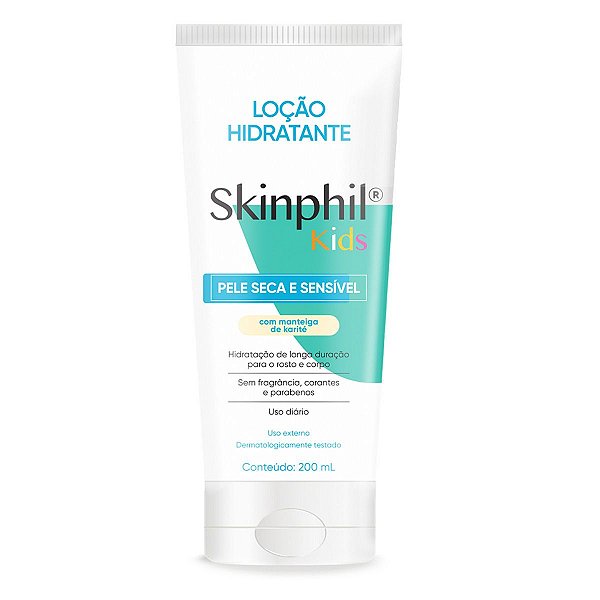 Loção Hidratante Skinphil Kids Corpo E Rosto 200ml