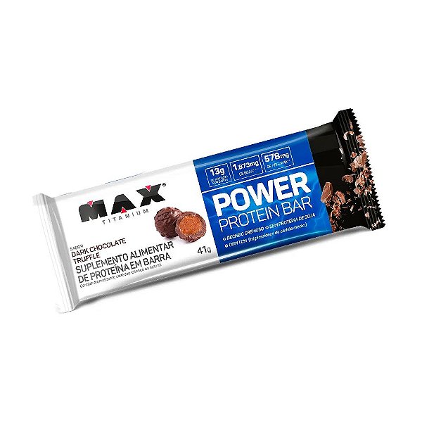 Power Protein Bar Max Titanium Dark Chocolate Truffle 41g
