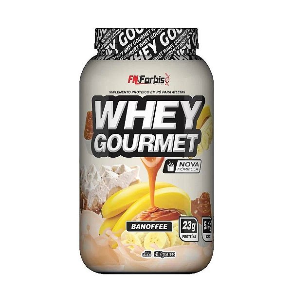 Suplemento Em Pó Whey Gourmet Sabor Banoffee Pote 907g