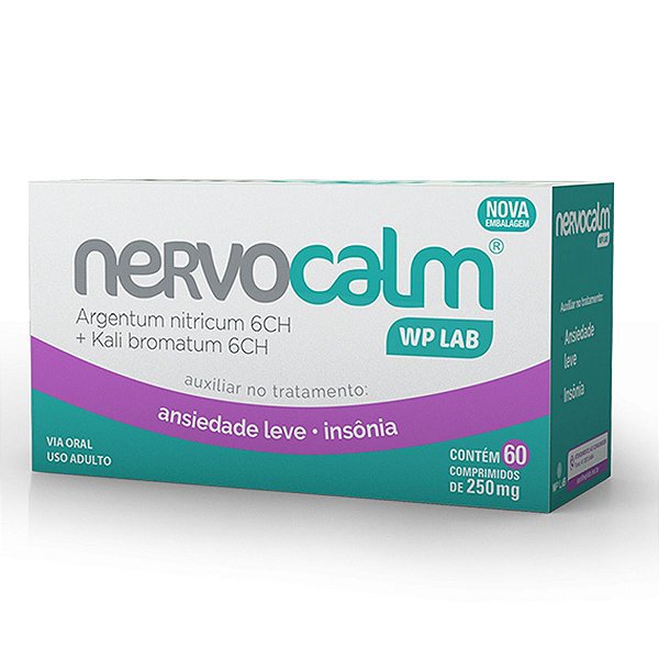 Nervocalm 250mg WP Lab 60 Comprimidos