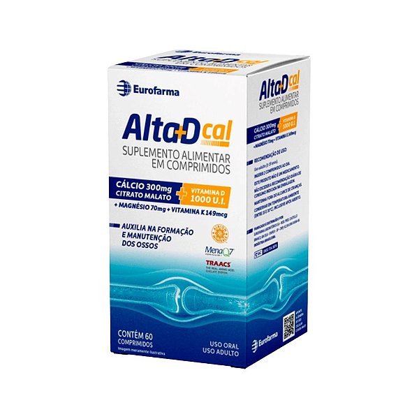 Suplemento Alimentar Alta+D Cal 60 Comprimidos