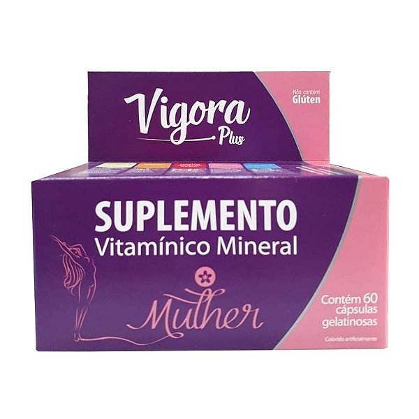 Suplemento Vitamínico Vigora Plus Mulher 60 Cápsulas Gelatinosas
