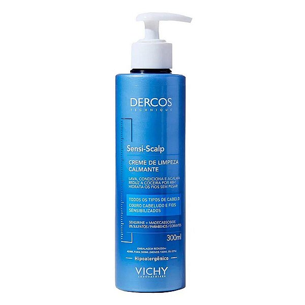 Creme De Limpeza Calmante Vichy Dercos Sensi-Scalp 300ml