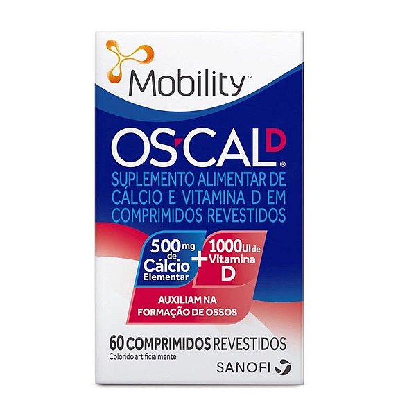 Suplemento Alimentar OsCal D 60 Comprimidos Revestidos