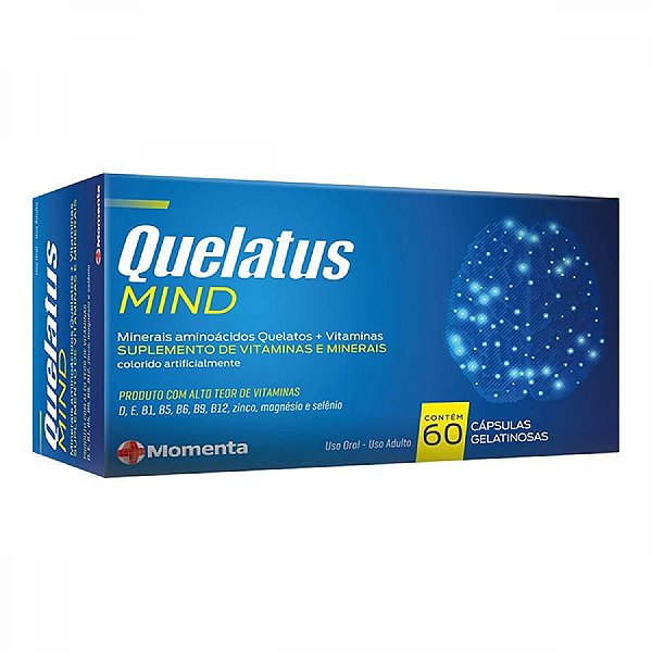 Suplemento Alimentar Quelatus Min 60 Cápsulas Gelatinosas