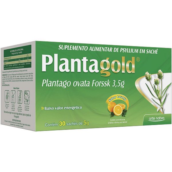 Planta Gold Arte Nativa Sabor Laranja 30 Sachês De 5g Cada