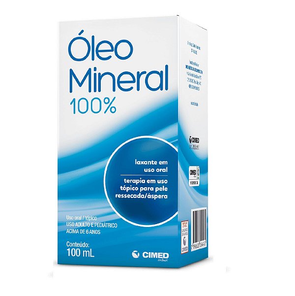 Óleo Mineral 100% Cimed 100ml