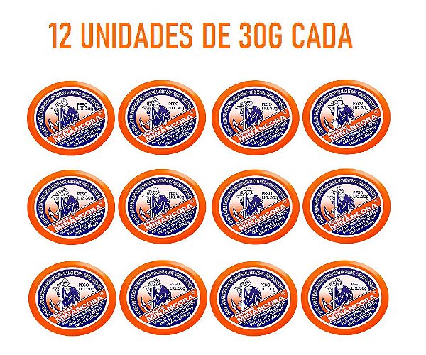 Pomada Minancora Display Com 12 Unidades De 30g Cada