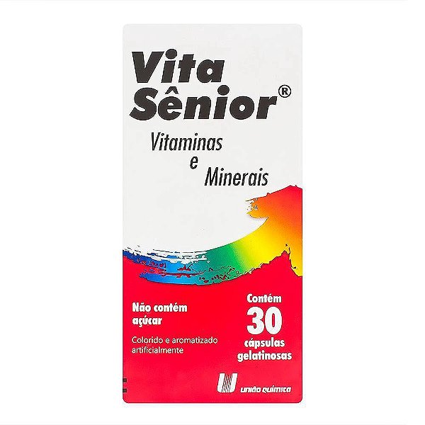 Suplemento Vitaminíco Vita Sênior 30 Cápsulas Gelatinosas