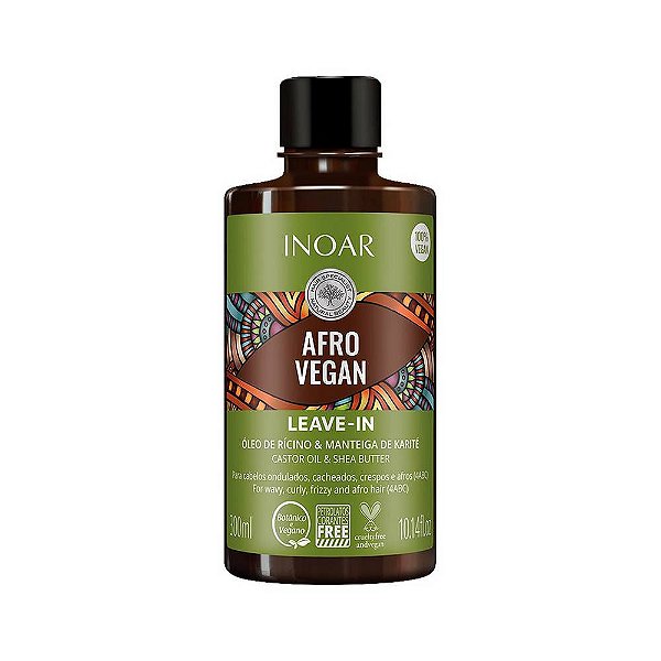 Leave-In Inoar Afro Vegan 300ml