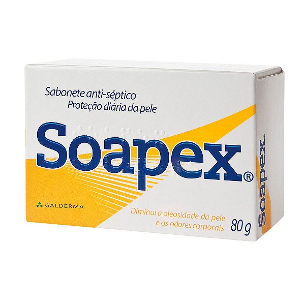 Sabonete Antisséptico Em Barra Galderma Soapex 80g