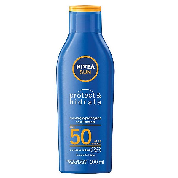 Protetor Solar Corporal e Facial Nivea Sun Protect & Hidrata FPS50 100ml