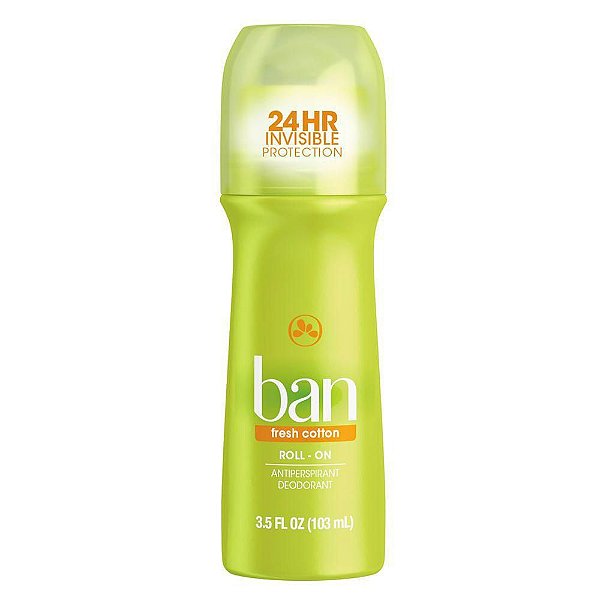 Desodorante Antitraspirante Roll-On Ban Fresh Cotton Sem Perfume 103ml