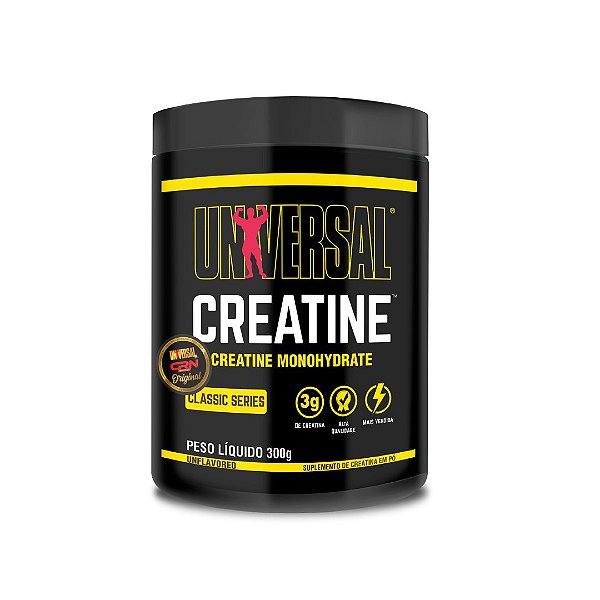 Suplemento Alimentar Em Pó Universal Nutrition Creatine Pote 300g
