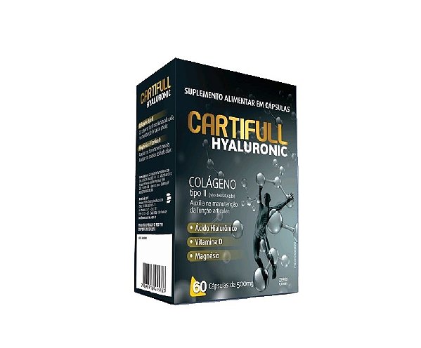Suplemento Alimentar Cartifull Hyaluronic 60 Cápsulas De 500mg