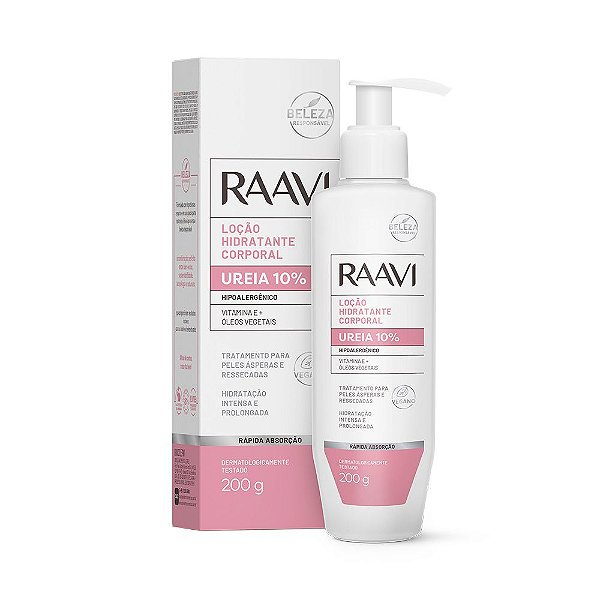 Loção Hidratante Corporal Raavi Ureia 10% 200g