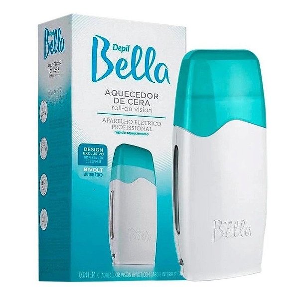 Aparelho Elétrico Bivolt Depil Bella Aquecedor De Cera Roll-On Vision
