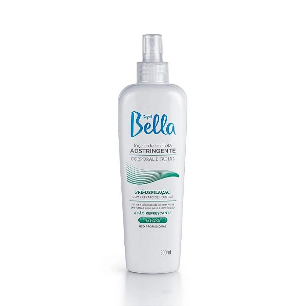 Loção Adstringente Pré-Depilação Depil Bella Hortelã 500ml