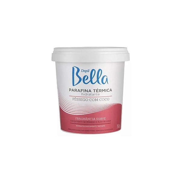 Parafina Térmica Hidratante Depil Bella Pêssego Com Coco 350g