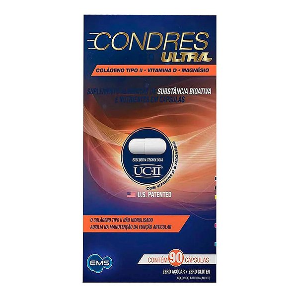 Suplemento Alimentar EMS Condres Ultra 90 Cápsulas
