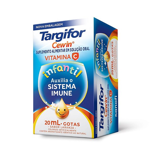 Suplemento Alimentar Líquido Cewin 200mg/mL Sabor Laranja 20ml