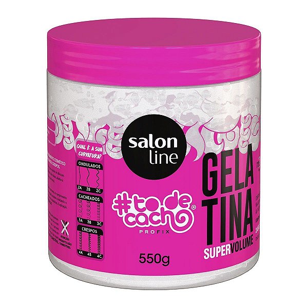 Gelatina Capilar Salon Line #ToDeCacho Super Volume 550g