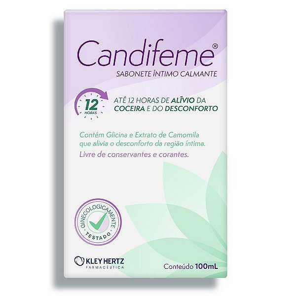 Sabonete Íntimo Calmante Liquido Kley Hertz Candifeme 100ml
