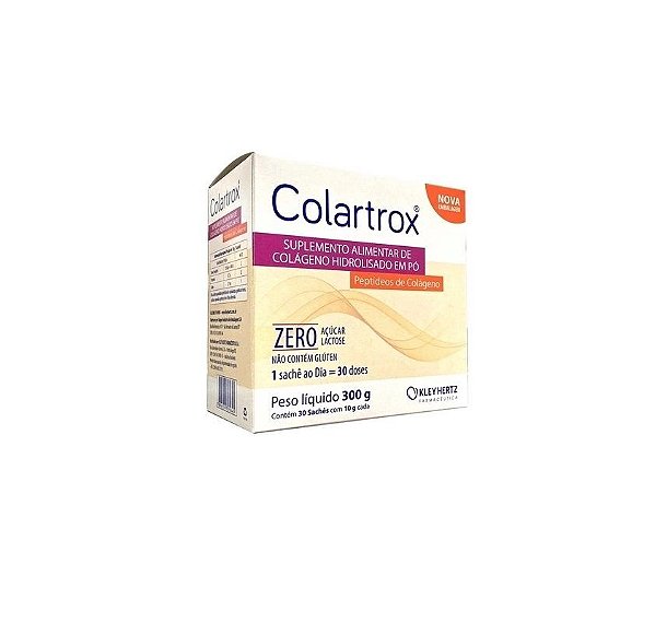Suplemento Alimentar Em Pó Colartrox Com 30 Sachês De 10g Cada