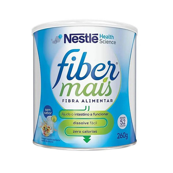 Suplemento Alimentar Em Pó Nestlé FiberMais Sem Sabor Lata 260g