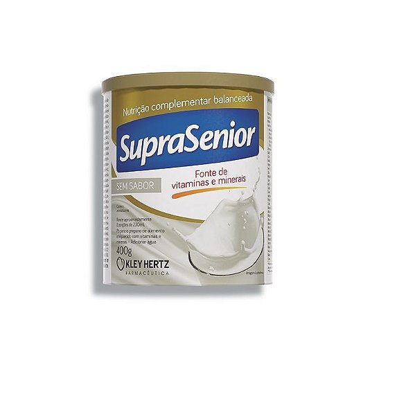Suplemento Alimentar Em Pó SupraSenior Sem Sabor Lata 400g
