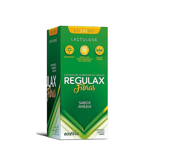 Suplemento Alimentar Liquido Ecofitus Regulax Fibras Sabor Ameixa 120ml