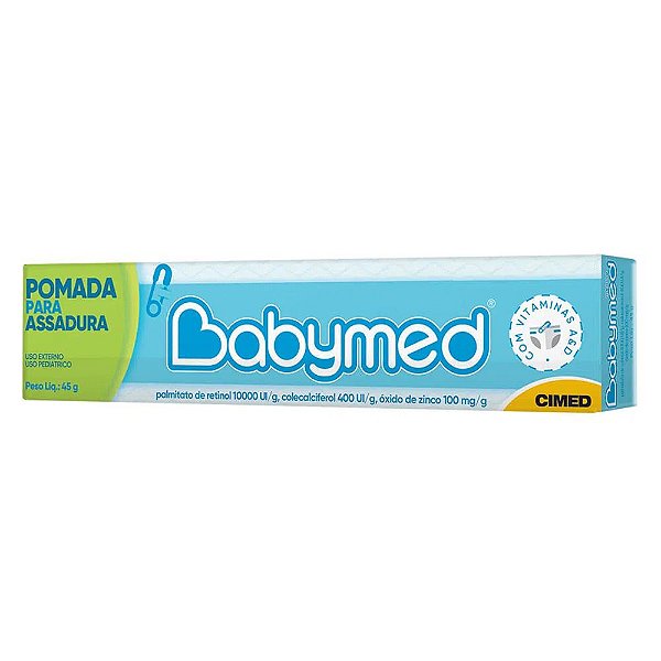 Pomada Para Assaduras Babymed Azul 45g