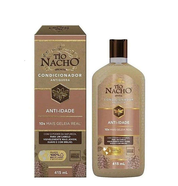 Condicionador Tío Nacho Antiqueda E Anti-Idade 415mL