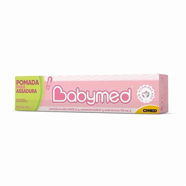 Pomada Para Assaduras Babymed Rosa 45g