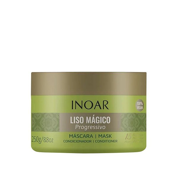 Máscara Capilar Inoar Liso Mágico Progressivo 250g
