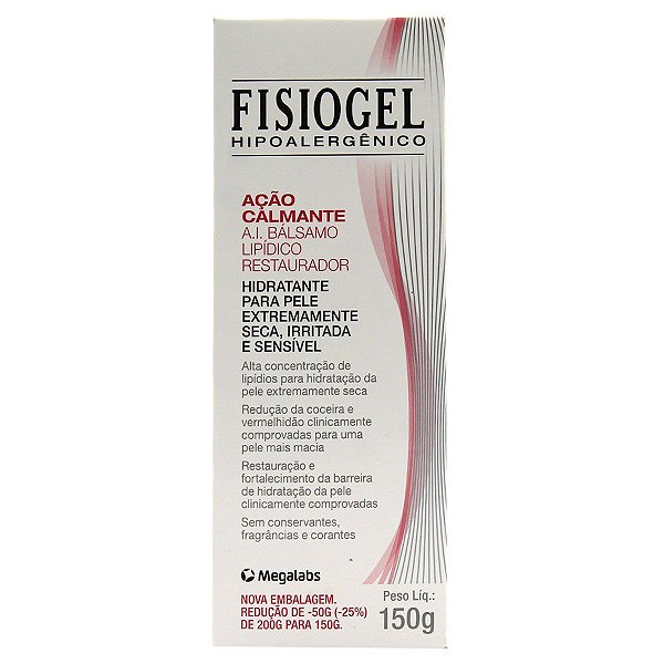 Bálsamo Lipídico Restaurador Corporal Fisiogel A.I 150g