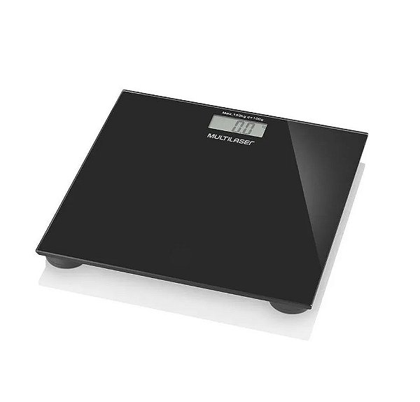 Balança Digital Multilaser Saúde Digi-Health Pro Preta HC030