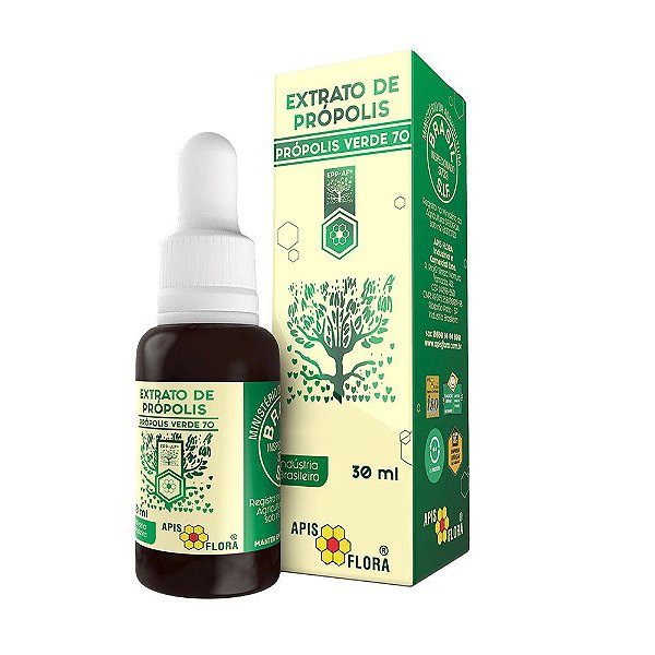 Extrato De Própolis Verde Líquido Apis Flora Tradicional 30ml