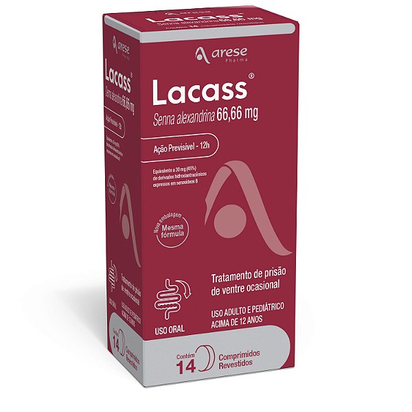 Lacass 66,66mg 14 Comprimidos Revestidos