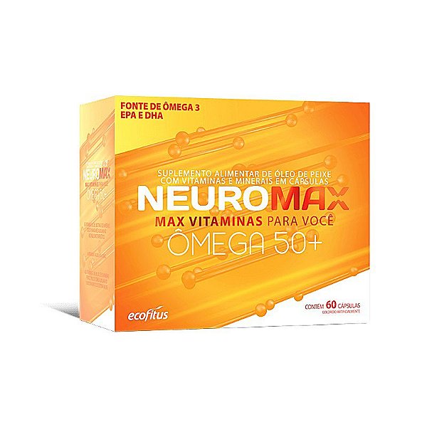 Suplemento Alimentar Ecofitus Neuromax Ômega 50+ 60 Cápsulas