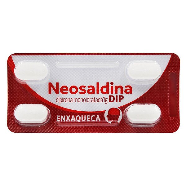 Neosaldina Dip 1g, 4 Comprimidos Cosmed