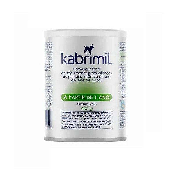 Fórmula Infantil Em Pó Bagó Nutrição Kabrimil Pote 400g
