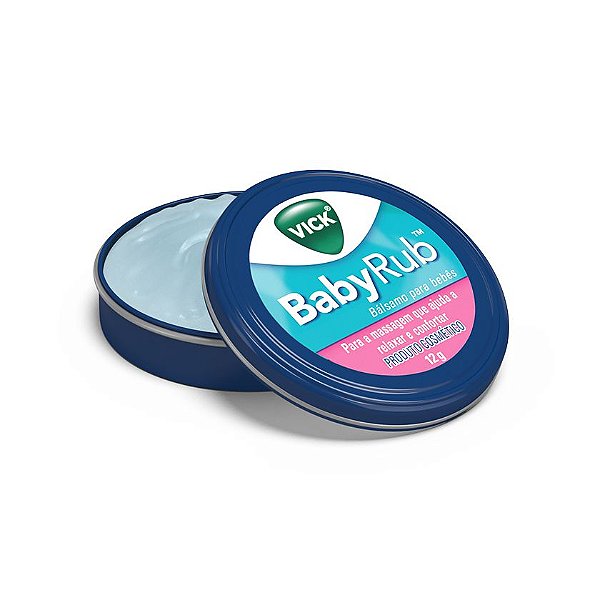 Vick BabyRub Bálsamo Para Bebês Lata 12g