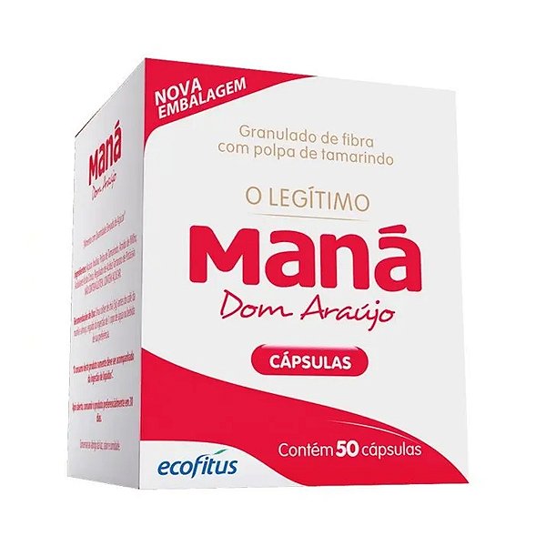 Suplemento Alimentar Maná Dom Araújo 50 Cápsulas