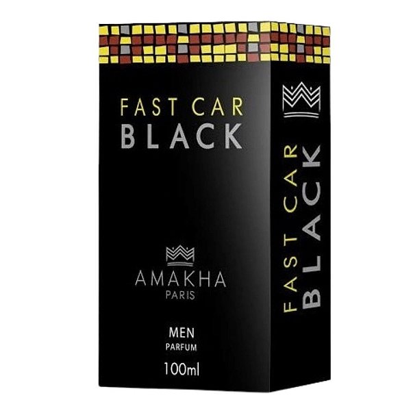 Perfume Masculino Amakha Paris Fast Car Black 100ml