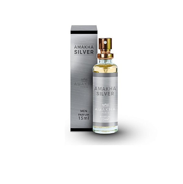 Perfume Masculino Amakha Paris Silver 15 ml