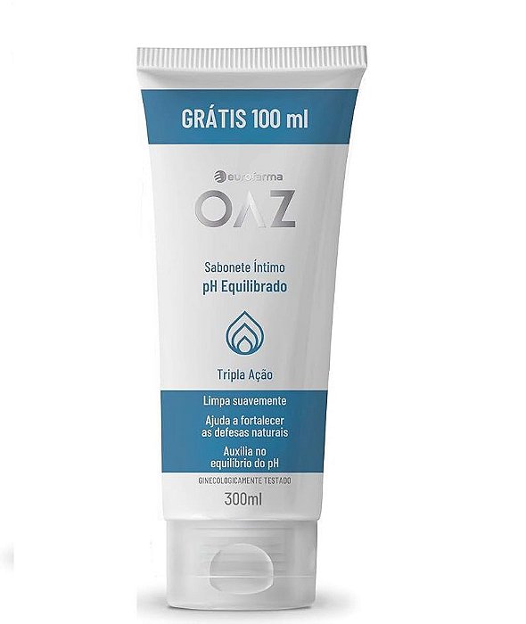 Sabonete Íntimo Tripla Ação OAZ 300ml