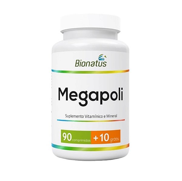 Suplemento Alimentar Bionatus Megapoli 100 Comprimidos
