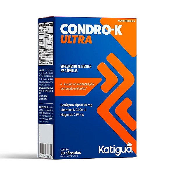 Suplemento Alimentar Katiguá Condro-K Ultra 30 Cápsulas